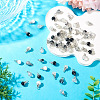 100Pcs Mixed Styles Glass Pendants PALLOY-TADJ00009-4
