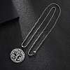 201 Stainless Steel Pendant Necklaces for Man NJEW-Q336-04E-P-4