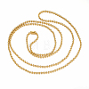 PVD Vacuum Plating 304 Stainless Steel Ball Chain Necklaces Making LS-MAK-I008-01G-B01-2