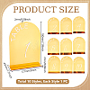 10Pcs 10 Styles Number 1~10 Acrylic Table Place Cards AJEW-WH0752-349-2