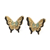 304 Stainless Steel Enamel Beads STAS-A139-01G-1