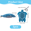 Polyester & PP Cotton Turtle Bathtub Water Cleaner AJEW-WH0816-628-2