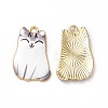 Alloy Enamel Pendants ENAM-M046-12G-D-1