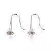 304 Stainless Steel Earring Hooks STAS-N108-30P-2