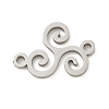 201 Stainless Steel Laser Cut Connector Charms STAS-R133-02P-01-1