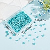 300Pcs 3 Style 2-Hole Baking Painted Glass Seed Beads SEED-CN0001-06-7