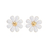 304 Stainless Steel Enamel Stud Earrings EJEW-S226-03G-03-2