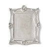 Brass Brass Pendant Cabochon Settings LS-KK-V005-02P-04-1