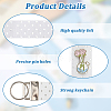 2Pcs Felt Badge Holders Keychain Clasps FIND-CP0004-06A-6