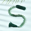 Top Drilled Faceted Triangle Natural Green Strawberry Quartz Beads Strands GG-NH0010-D01-01-5