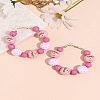 Printed Wood and Iron Beaded Bracelets for Women FS-WG2F9F5-01-1