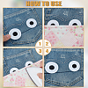 20Pcs Polyester Thread Computerized Embroidery Iron On/Sew On Patches PATC-GA0002-04-4