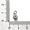 Brass Micro Pave Cubic Zirconia Charms KK-P295-40P-3