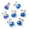 UV Plating Rainbow Iridescent Acrylic Beads X1-PACR-E001-05A-1