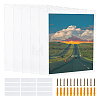 Rectangle Acrylic Wall Document Holder AJEW-WH0643-007-6