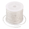 Brass Coated Iron Flat Cable Chains CH-TAC0007-02S-2