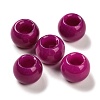 Natural Jade Dyed European Beads G-R488-01E-1