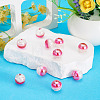 10Pcs Resin Beads PACR-TA0001-33E-6