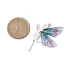 3pcs Gradient Color Resin Pendants PALLOY-TA00173-2