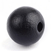 Dyed Natural Wood Beads X-WOOD-S662-9x10mm-06-2