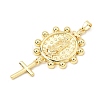 Brass Big Pendants KK-CBA459D-02G-02-2