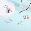 Craftdady 90Pcs 9 Colors Handmade Polymer Clay Pendants CLAY-CD0001-08-16