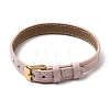 Imitation Leather String Bracelets with Stainless Steel Buckles AJEW-Z053-01J-3