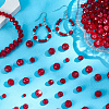 8 Strands 4 Styles Opaque Solid Color Glass Beads Strands EGLA-LT0001-04C-7