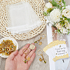 24Pcs Bees Alloy Enamel Keychains KEYC-AR00009-3