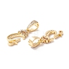 Eco-Friendly Brass Micro Pave Cubic Zirconia Pendants KK-K265-01G-G-2