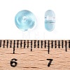 Electroplate Transparent Colours Rainbow Glass Seed Beads SEED-T007-03B-3