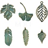 12Pcs 6 Styles Tibetan Style Alloy Pendants FIND-YW0011-52-1