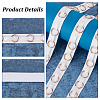 5 Yards Cotton Sewing Tape with Metal Ring DIY-OC0012-98-4