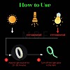 10M Luminous PET Adhesive Tape for Stage AJEW-SP0002-35A-02-4