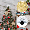 2Pcs 2 Colors Plastic Christmas Treetop Star Ornament AJEW-TA0003-49-4