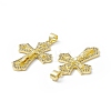 Rack Plating Eco-friendly Brass Charms KK-B065-10G-3