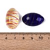 24Pcs Mxied Styles Handmade Lampwork Oval Display Decorations LAMP-N034-30-4