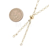 Brass Figaro Chain Slider Necklaces Making AJEW-JB01491-01-2