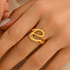 Brass Cuff Open Rings for Women FB8825-3