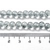 Drawbench Transparent Glass Beads Strands GLAD-Q012-6mm-09-4