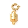 Brass Magnetic Clasps with Springs Clasps KK-NH0002-15G-1