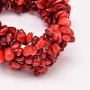 Natural Mixed Material Beaded Multi-strand Bracelets BJEW-L590-05-3