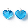 Transparent Resin Pendants RESI-R429-30D-1