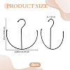 Iron S-Shaped Shoe Hanger AJEW-WH0643-003-2