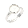 Adjustable Brass Pad Ring Setting KK-K414-08S-1