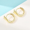 Brass Hoop Earrings EJEW-D348-27G-1