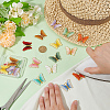 24Pcs 12 Colors Cloth Self Adhesive Patches FIND-FG0003-49-3