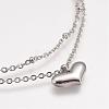 304 Stainless Steel Anklets AJEW-K009-20P-2
