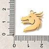 201 Stainless Steel Pendants STAS-R136-28G-3