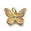 Brass Enamel Charms KK-Z093-07G-02-1